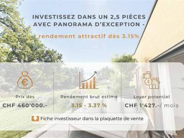 2.5 Zimmerwohnung in Prêles