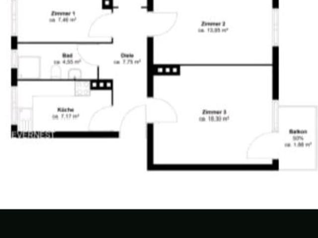 2,5 Zimmerwohnung leerstehend