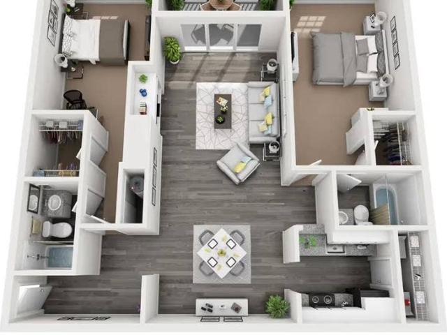 2x2 RELET – ENTIRE APARTMENT