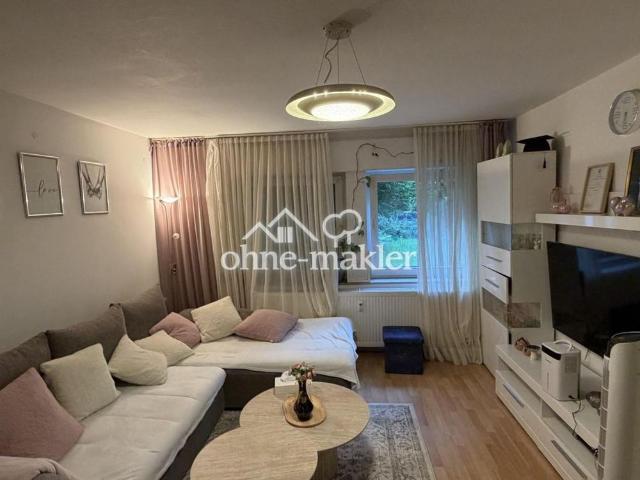2Zi KDB mit Garten, Solingen Wald, Waldrand, Renoviert, auf Wunsch mit Einbauküche für kleines Geld