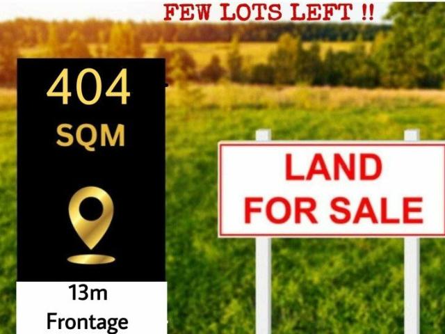 300 500 sqm Lots available for sale at best price !