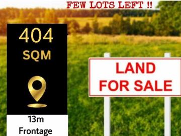 300 500 sqm Lots available for sale at best price !