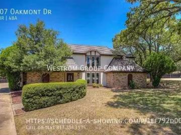 Denton County, Texas, USA - Garden, Fireplace