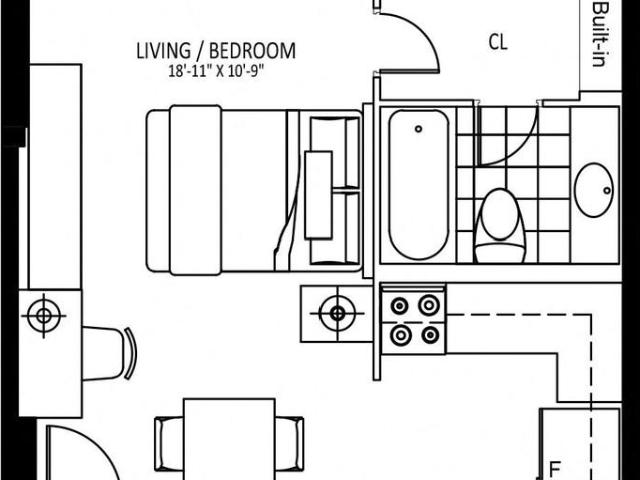 30 Edith Studio Apartment for Rent at 30 Edith Dr, Toronto, ON M4R 1Y8 North Toronto