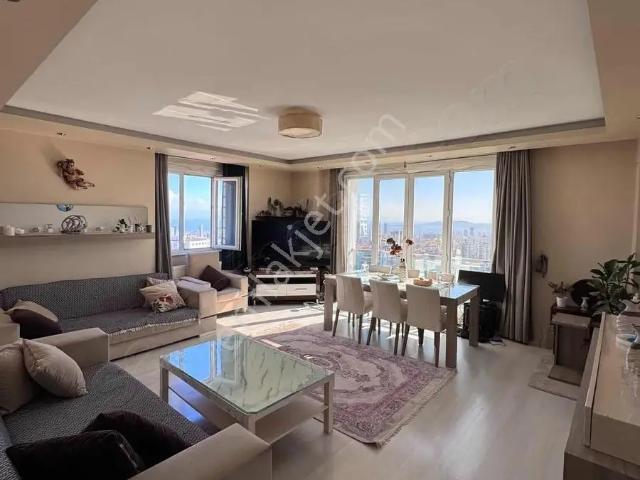 3+1 130m2 Deniz Manzaralı Eşyalı Eşyasız Kiralık Daire