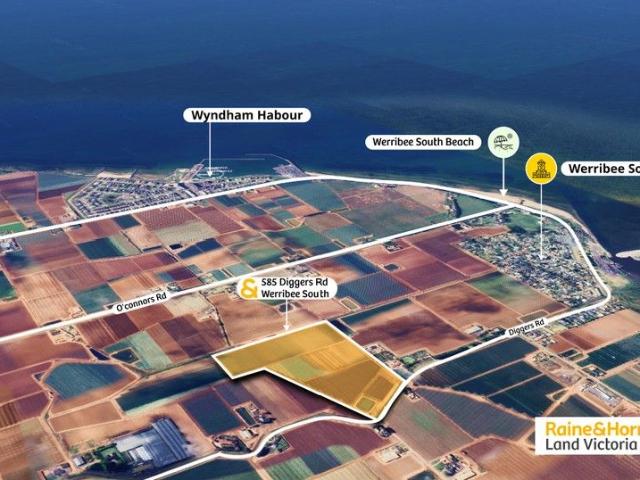 32.5 Acres of Prime Land in Werribee South with main road frontage