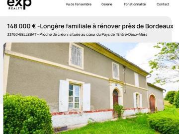 33760 BELLEBAT LONGERE 4 CHAMBRES TERRAIN GARAGE