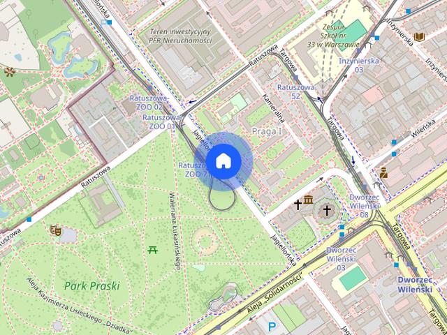 37m2 2pok. umeblowane 10p ul. Jagiellońska 42 obok Dw. Wileńskiego