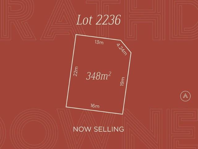 348m² premium corner reserve facing homesite with 17m frontage, showcasing parkland outlook in Rathdowne Estate