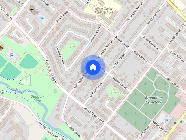 35 Woodward Avenue house — BSMT 35 WOODWARD AVENUE, Brampton ON 3.0 Bedroom 3 Bedroom