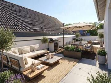 #360° Besichtigung *Villa Rosenhöhe* Erstbezug mit großer Dachterrasse