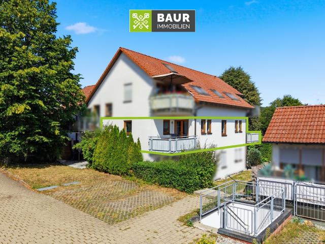 360° | Helle 3 Zimmer Wohnung mit zwei Balkonen