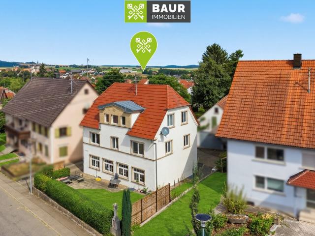 360° | Historischer Charme trifft moderne Technik – saniertes Zweifamilienhaus in Uttenweiler