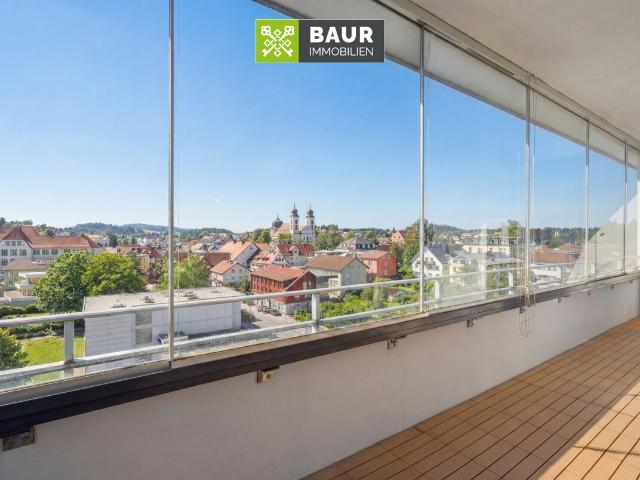 360° I Wohnen Zentral in Lindenberg mit Blick über die Stadt