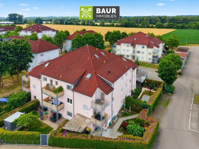 360° I Großzügige 2 Zimmer Wohnung in Illertissen mit Balkon und Außenstellplatz