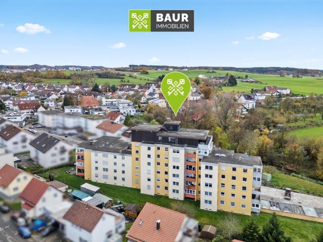 360° I Großzügige sofort verfügbare 3,5 bis 4 Zi. Whg. mit Balkon und Garage in Bad Waldsee Steinach