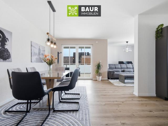 360° I Modern, hell & barrierefrei: Neubauwohnung nahe Biberach mit Loggia, EBK & 2 TG Stellplätzen