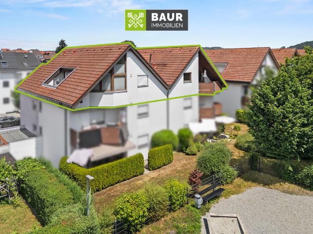 360°| Sofort bezugsfrei! Großzügige 4 Zimmer Dachgeschosswohnung in Baienfurt