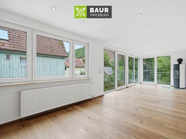 360°| Wohnen mit Charakter auf 190 m² Exklusive Wohnung mit großem Garten im Herzen von Blaubeuren