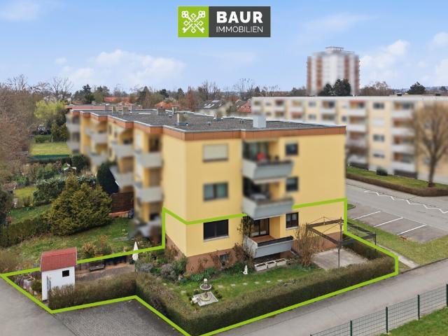 360° | Weingarten – 3 Zi. Wohnung mit Gartenanteil – TG & Pkw Stellplatz