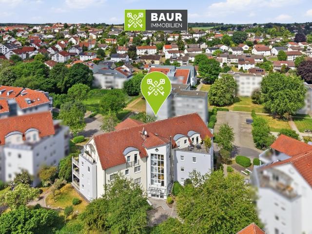 360° | Vermietete 2 Zimmer Wohnung mit Balkon, Aufzug und Tiefgaragenstellplatz