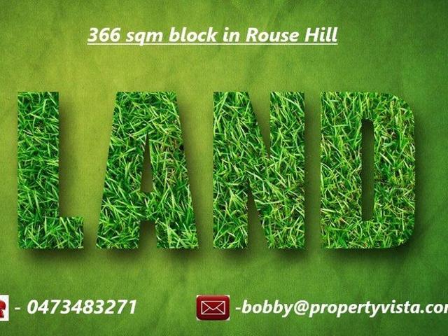 366 sqm with 14m Frontage! Perfect to build your dream home