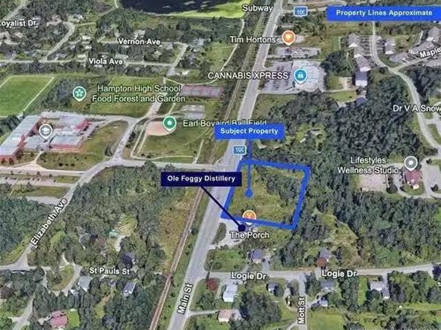 378 Main St, Hampton, NB, E5N 6C1 vacant land for sale List.