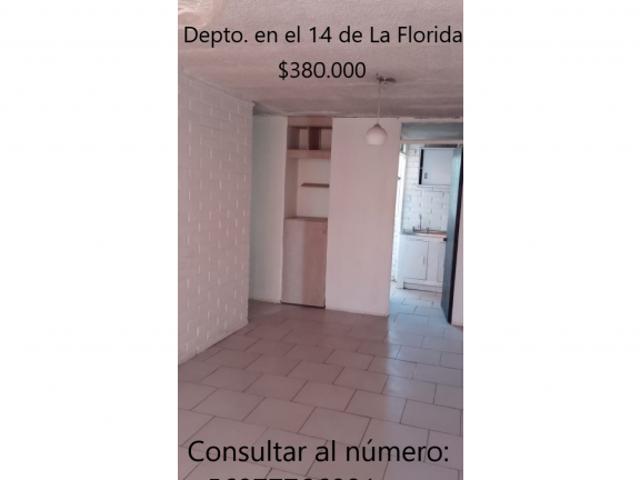 $380.000 Depto. 3d, 2° piso cerca metro Bellavista de La Florida, La Florida, Departamentos en Arriendo