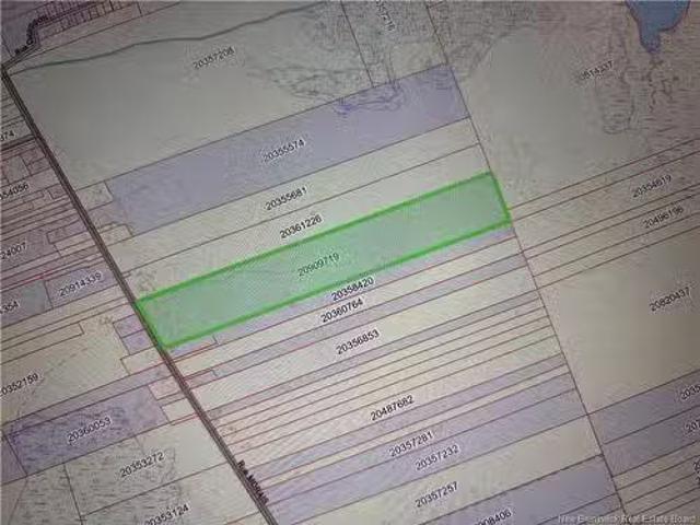 39.27 Acres Rue Morais, Bas Caraquet, NB, E1W 6A8 vacant lan.