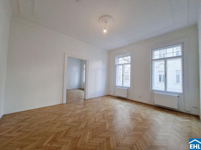 3 MONATE MIETZINSFREI * Exklusiver 4 Zimmer Altbautraum in 1040 Wien