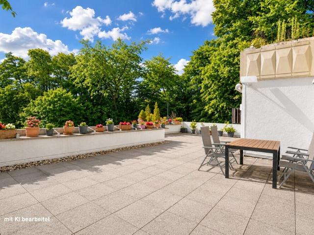 3 oder lieber 4 Zimmer? Terrassenwohnung mit Garage im Grünen
