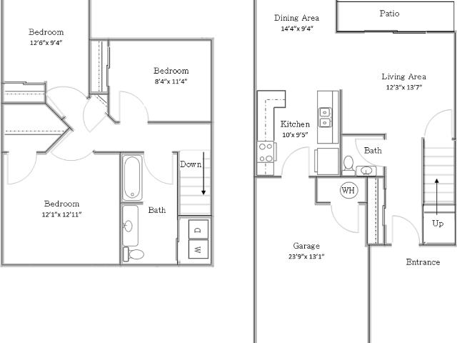 3 Bed / 1.5 Bath Townhome in Tomah, WI