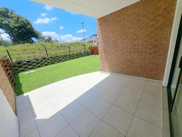 3 bed, 2 bath garden unit