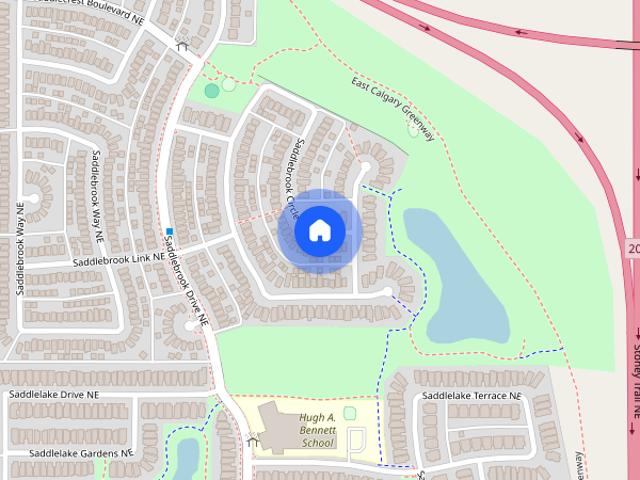 3 bed 2.5 bath home in saddle ridge