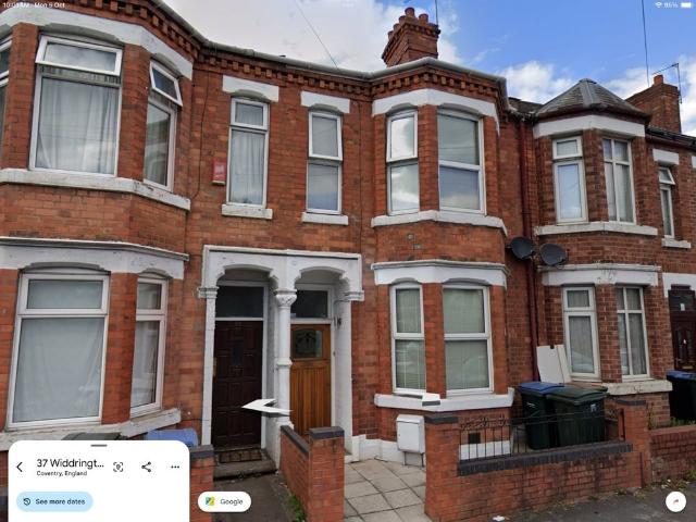 3 Bed Terraced House, Widdrington Road, CV1