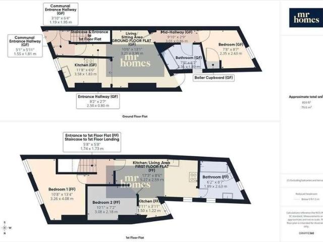 3 bed flat for sale