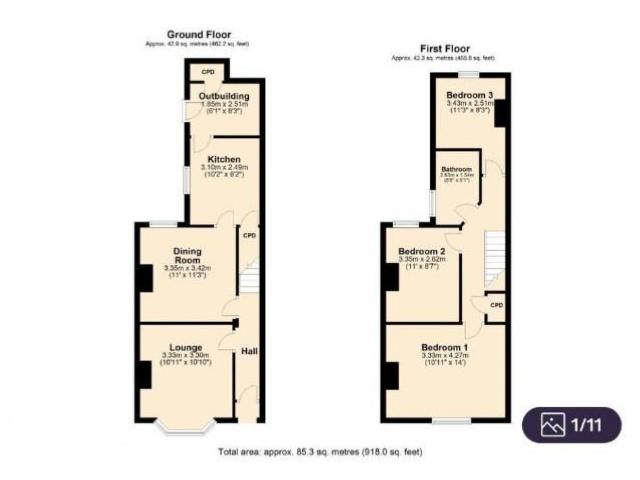 3 bed House Terraced for Rent