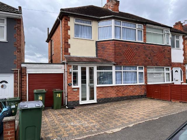 3 Bed – Semi Detached House – Cleveleys Avenue, Leicester, LE3 2GH. £1150 PCM