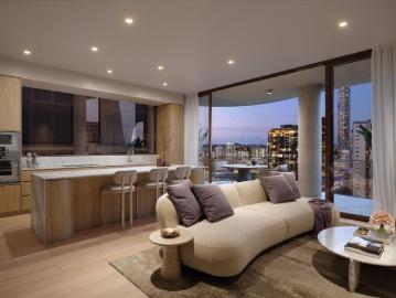 3 Bedroom, 1 Study Residence with South Brisbane City Views