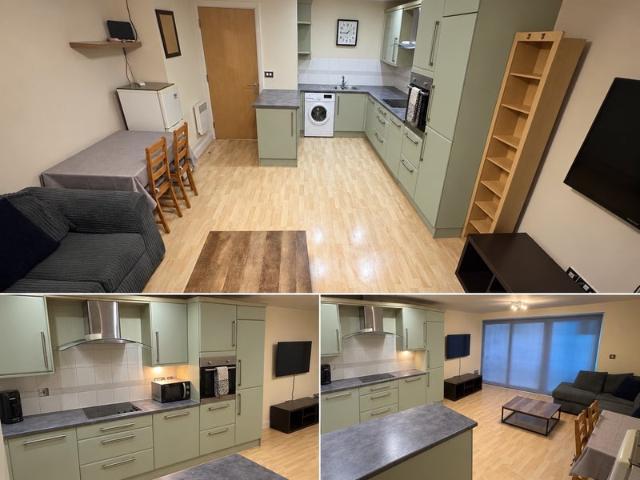 3 bedroom, 2 bathroom apartment