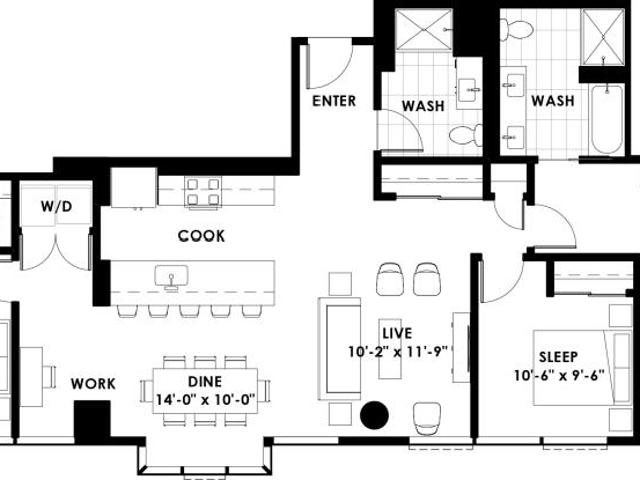 3 bedroom, Chicago IL 60606 102025586