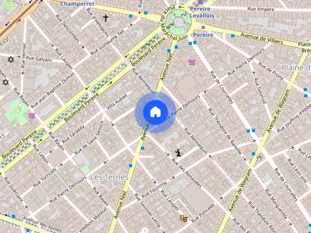 3 bedroom apartment for rent in Courcelles Wagram