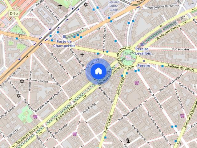 3 bedroom apartment for rent in Courcelles Wagram