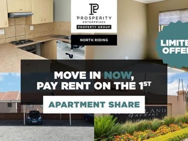 3 Bedroom Apartment in North Riding Ah