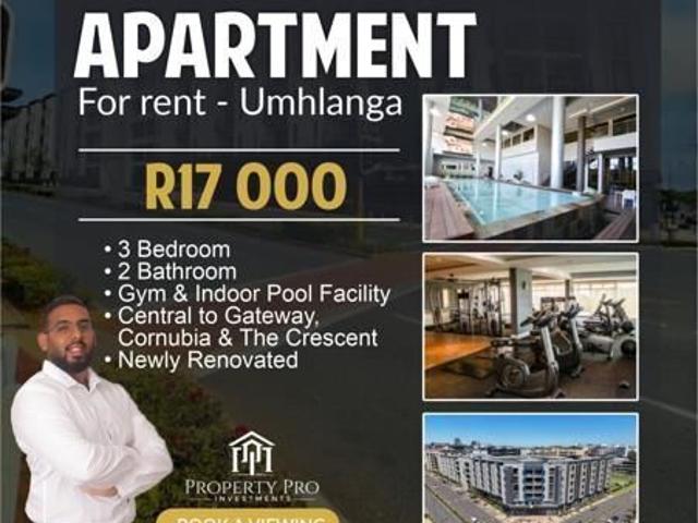 3 Bedroom Apartment in Umhlanga Rocks