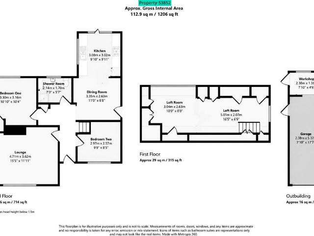 2 bedroom bungalow for sale