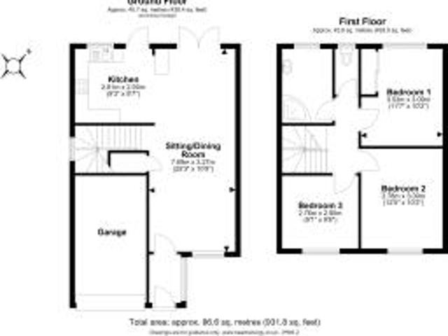 3 bedroom end of terrace house for sale in Kirkby Close, Cambridge, CB4