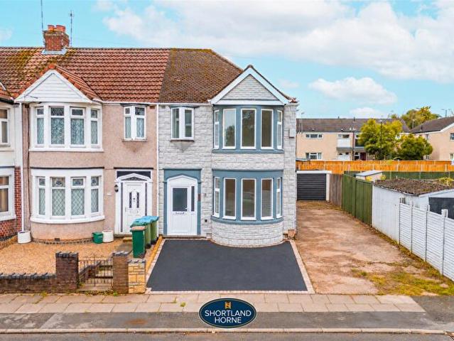 3 Bedroom End Of Terrace House To Rent In Brookside Avenue, Whoberley, Coventry, CV5