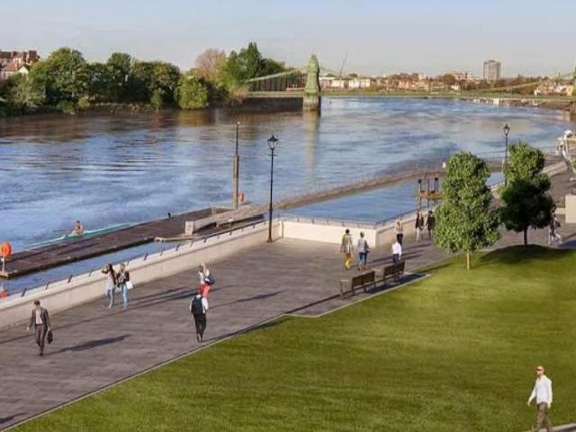 3 bedroom fulham flat by river