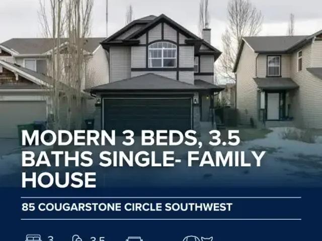 3 Bedroom House Calgary AB 105327020